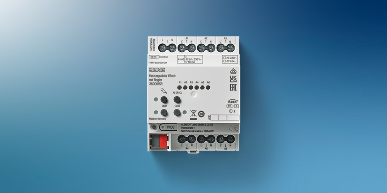 KNX Heizungsaktor 6-fach bei Elektro Zimmer in Werningshausen